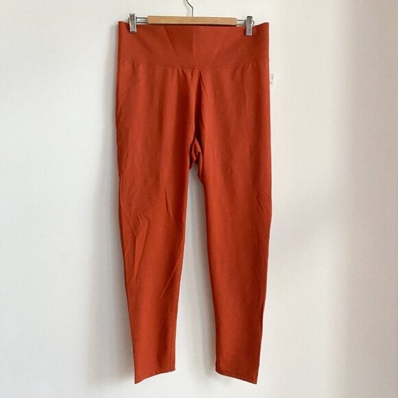 NWT Madewell MWL Form  High-Rise 25" Leggings - NB879 - Rusty Torch 1X - Picture 3 of 6